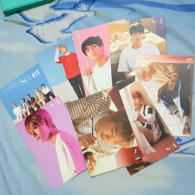 BTS X PUMA Turin Post card
