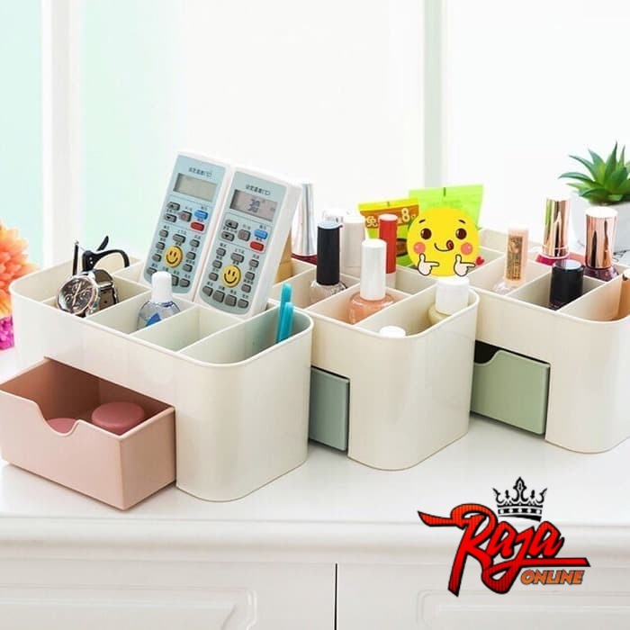 UM11-Rak Kosmetik Mini Mini Cosmetic Storage Drawer Kotak Penyimpanan