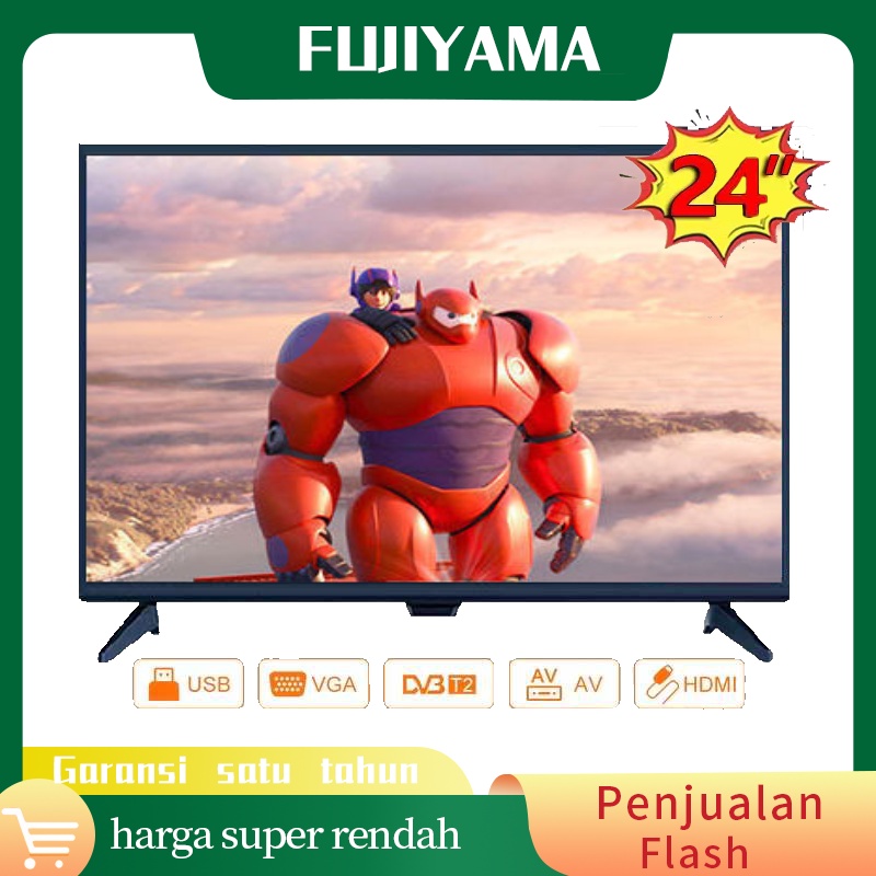 *Fujiyama*  Digital TV LED TV 24 INCH HD Ready FHD TV  Monitor Pc/Gaming/Komputer TV  Murah TV