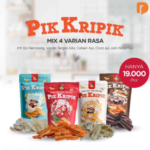 

Pik Kripik 4 Varian Rasa