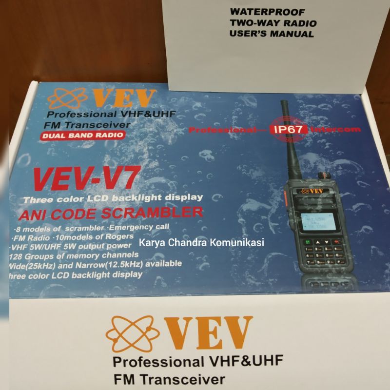 HT VEV V-7 DUAL BAND WATER PROOF IP67