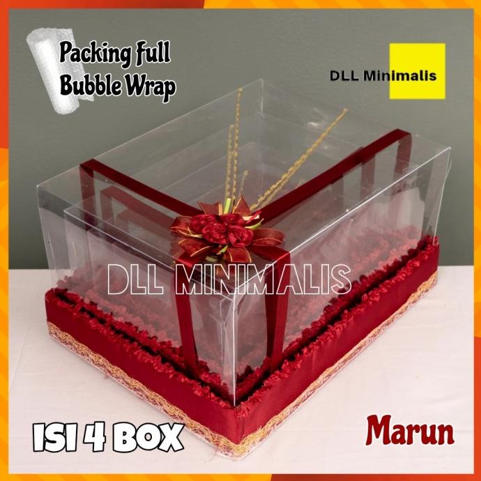 

Sale!!! Kotak Seserahan Pernikahan Box Hantaran Isi 4 Pcs - Paling Dicari