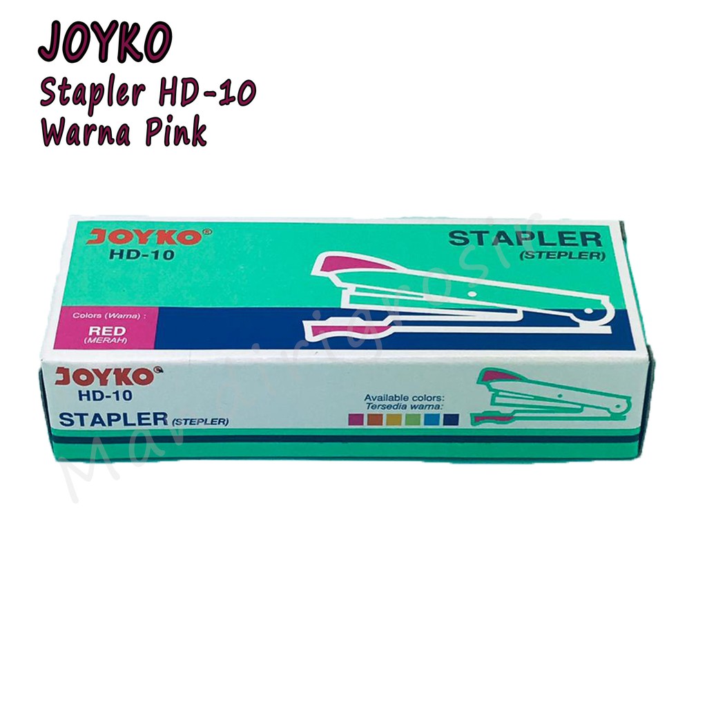 Stapler HD-10 * Joyko * Hekter *  Merah