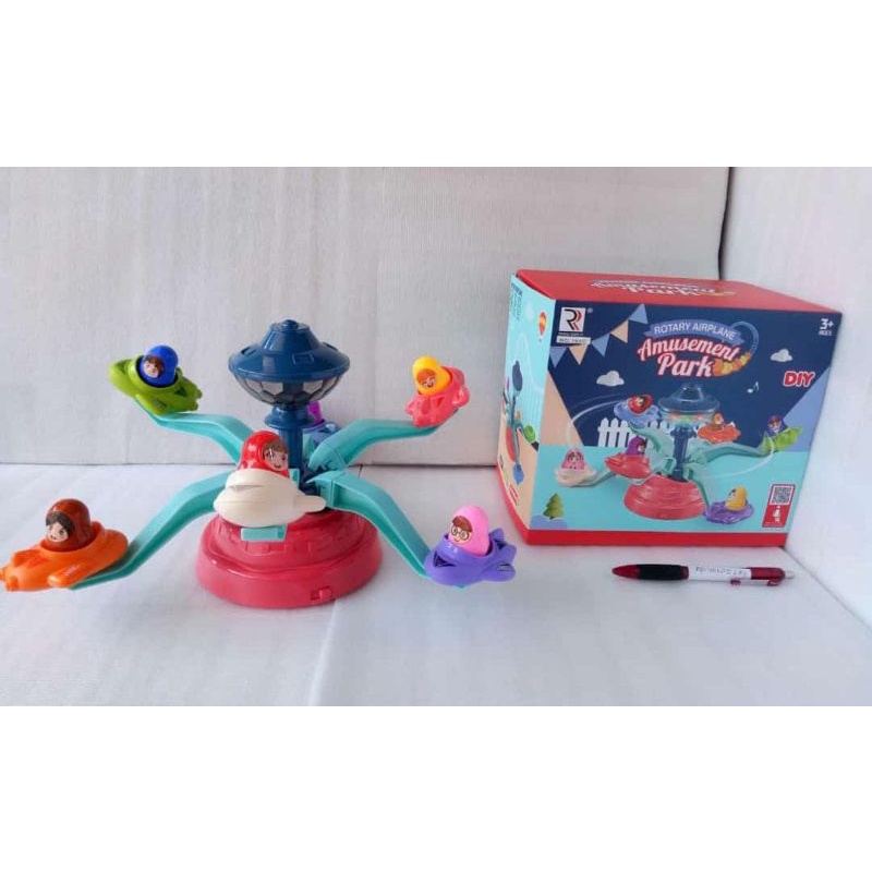 mainan rotart airplane,mainan pesawat putar,mainan anak anak,