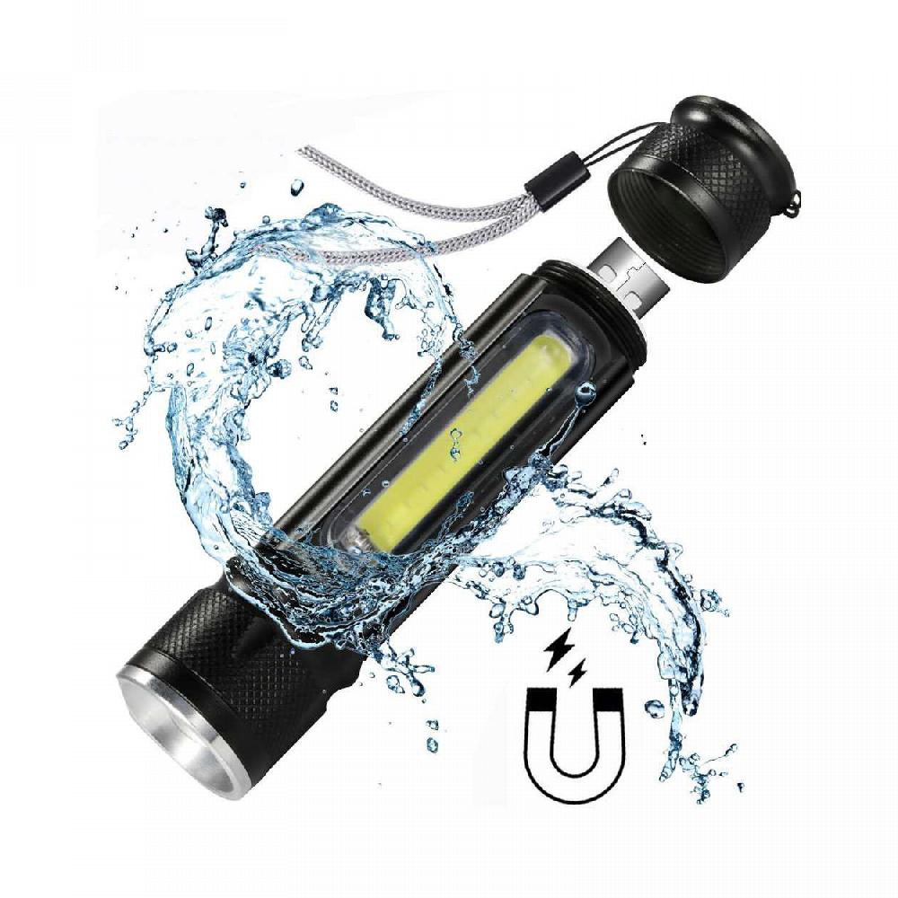 TaffLED Senter LED Lantera USB T6 COB 2300 Lumens - WY8106