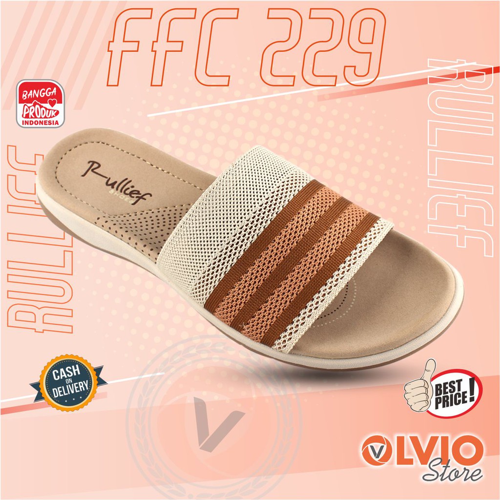 Rullief FKT 229 - Sandal Fashion Wanita Dewasa Rullief Original