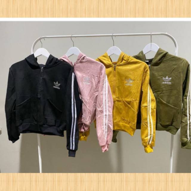 Jaket adidas suede import