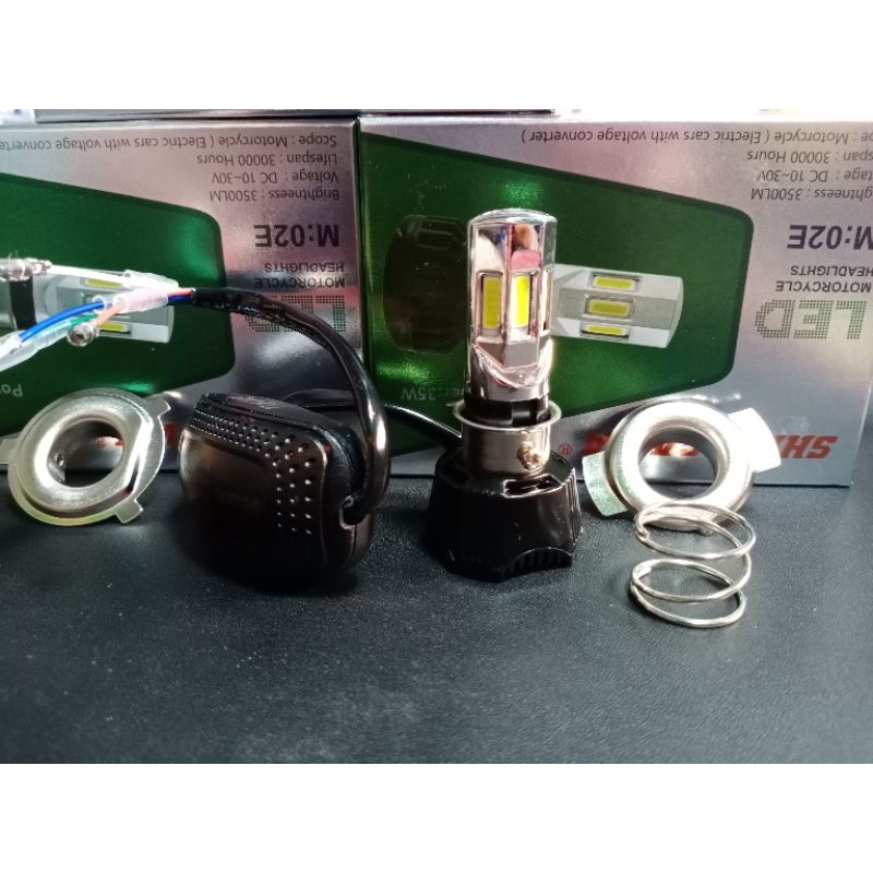 Lampu LED depan utama  6 sisi   M02E AC&amp;DC 4kabel  flash universal