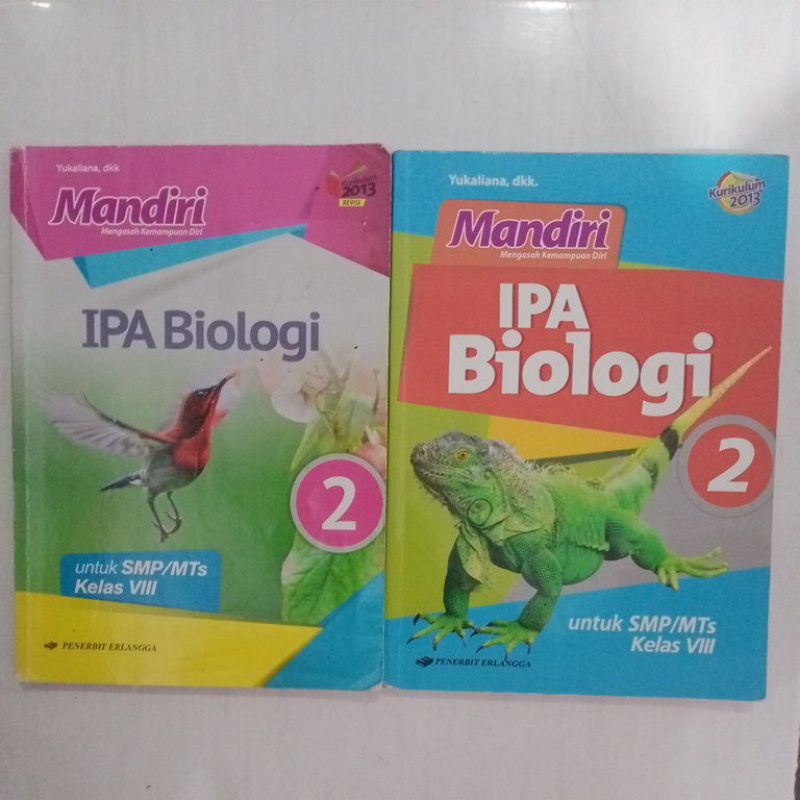 {BACA DESKRIPSI} Buku mandiri IPA Biologi kelas 8 (2 SMP) bekas
