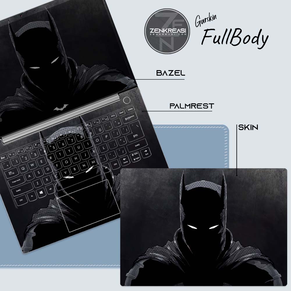 Garskin Laptop Skin Laptop | Asus | Acer | Lenovo | HP | MAC | THOSIBA | Xiomi | Axioo | Sony | HwaWei | Samsung| Tema: Batman 2022