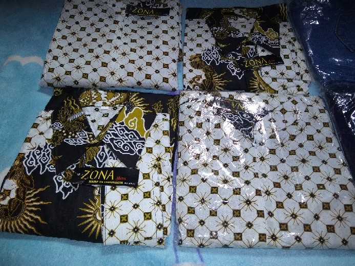 Trolistore Grosir Grup Batik Gamis Wanita Cewek Model Terbaru Batik Muslim Lengan Panjang Sarimbit