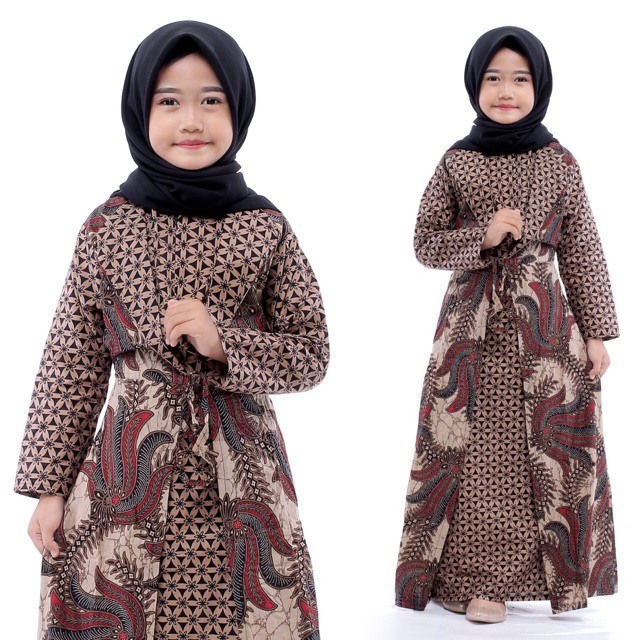 Gamis Batik Anak | Baju Batik Anak