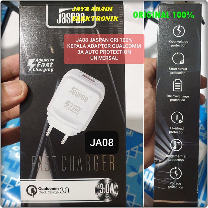 J08 ORIGINAL JASPAN 3A BATOK KEPAL CHARGER SUPER FAST CHARGING AUTO ID ADAPTER POWER BISA UNTUK SEGALA USB TYPR C MAUPUN MIKRO DAN BISA UNTUK SEGALA JENIS HANDPHONE DAN GADJET OTOMATIS VOLT SESUAI GADJETNYA