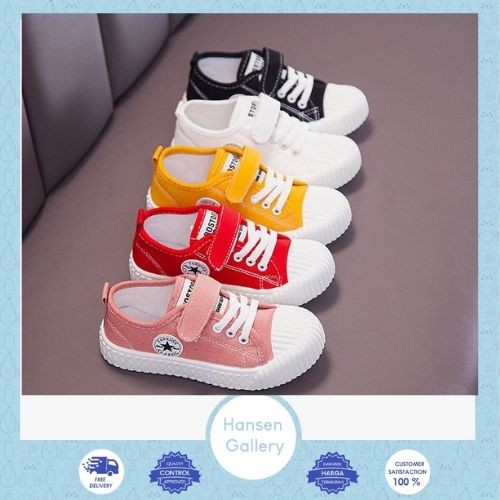 Hansen Gallery Sepatu Fashion Anak laki-laki &amp; Perempuan Sneaker Flat Anak Impor HG 008