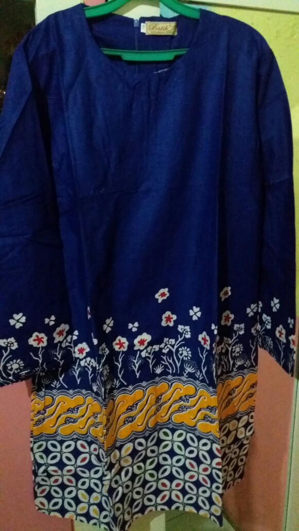 Atasan Batik Wanita Motif Bunga Tulip Batik Wanita Jumbo Batik Halus Tenun Doby Doby Dolby Dolby