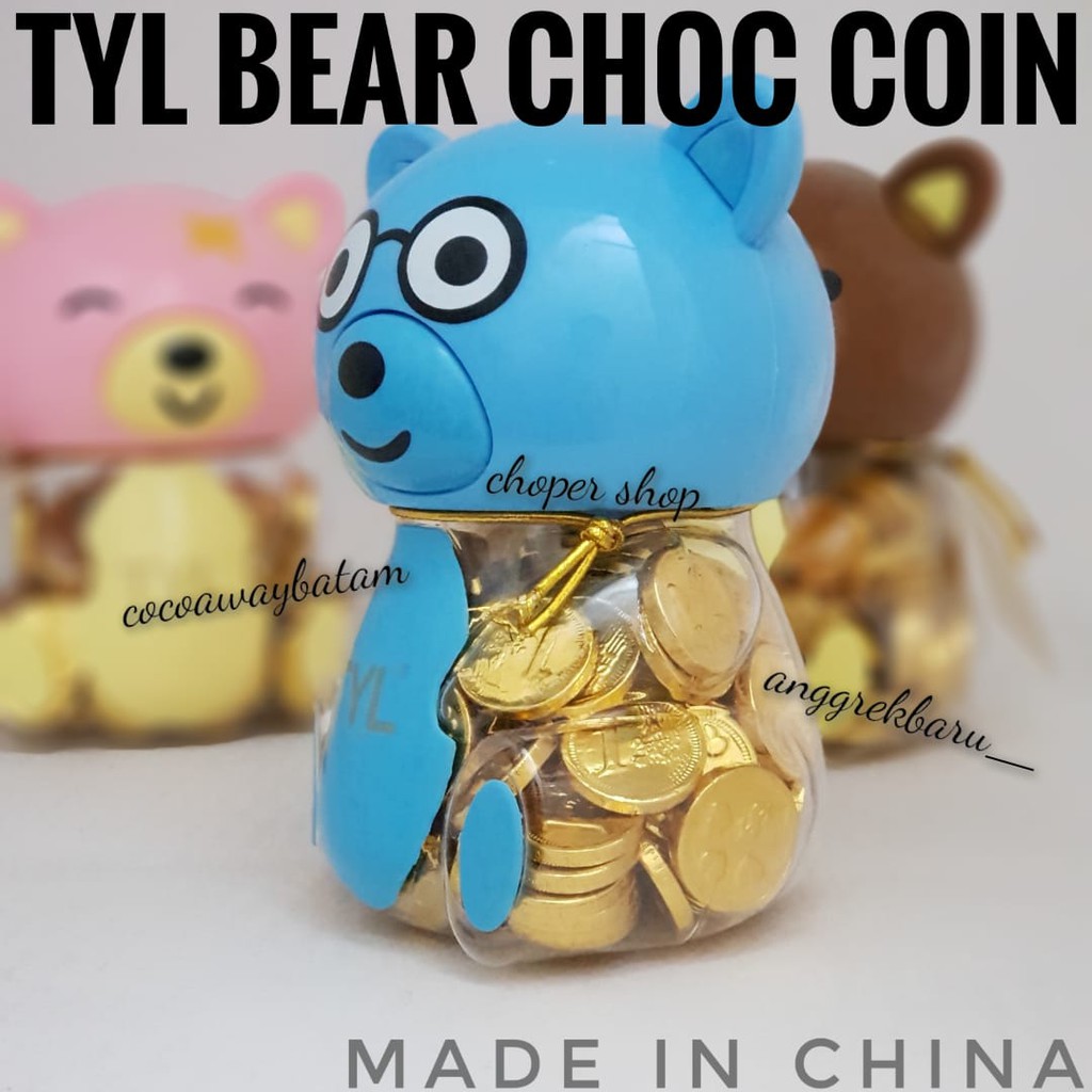 

Chocolate Coin Bear 240gram
