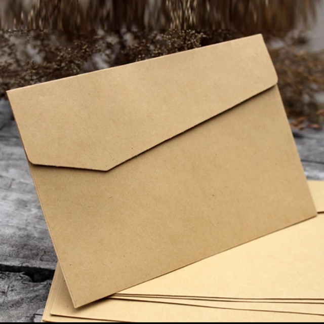 

10pcs Kraft Envelope | Amplop Vintage | Amplop Coklat | Amplop Kraft