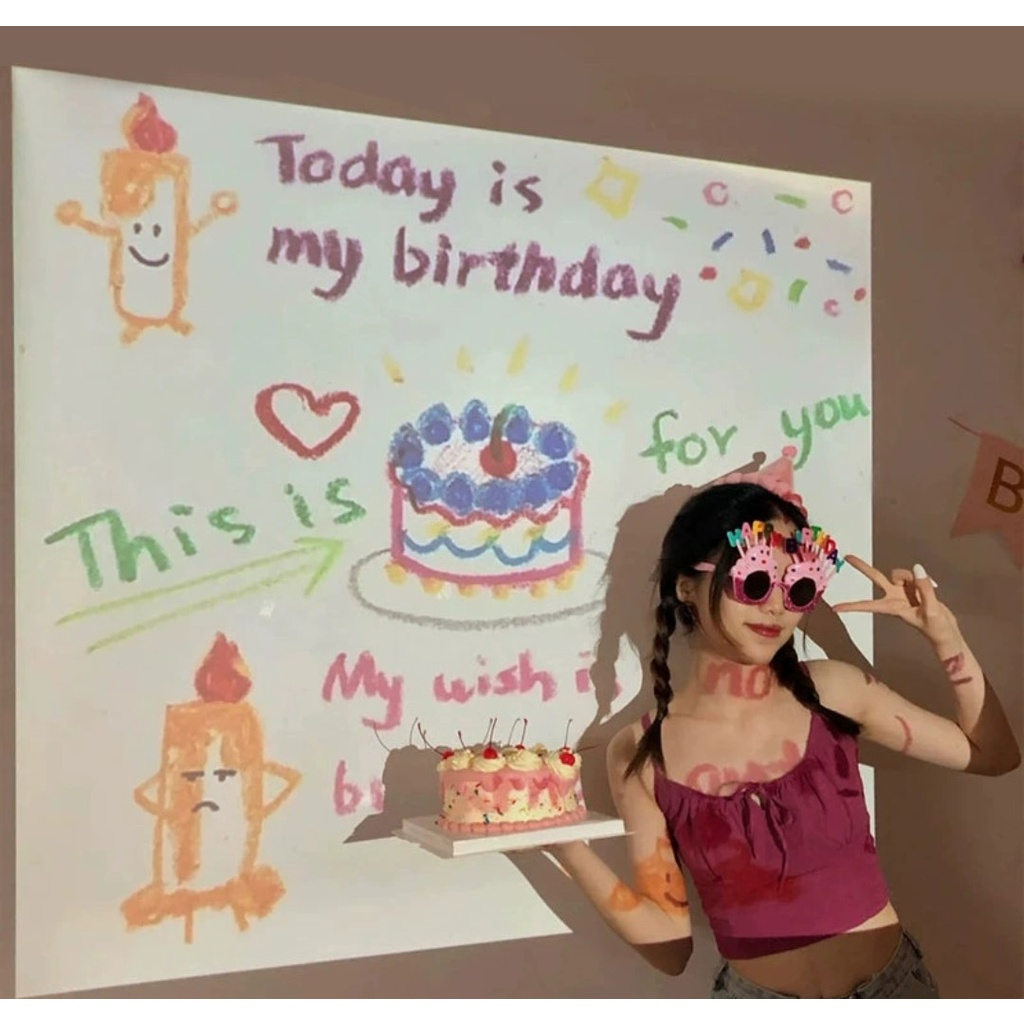 Projector Happy Birthday Mini Proyektor Mini Ulang Tahun Party Lamp Cute Birthday Gift ANPRO Kotak Musik Box Kayu Antik Wooden Vintage Music Box Engraving Elegan Kotak Music Musik Natal Merry Christmas Hadiah Kado Natal
