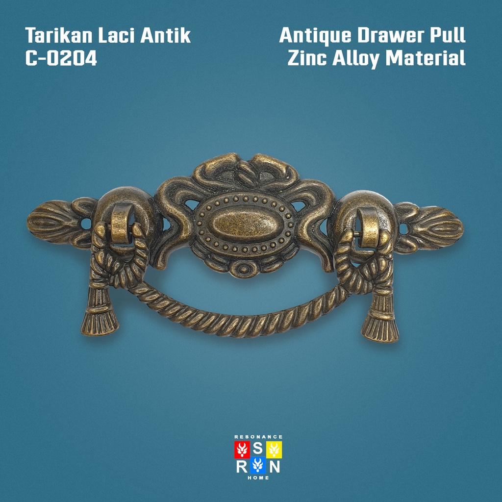 Tarikan Laci Antik Vintage C-0204 / Antique Drawer Handle Resonance Home
