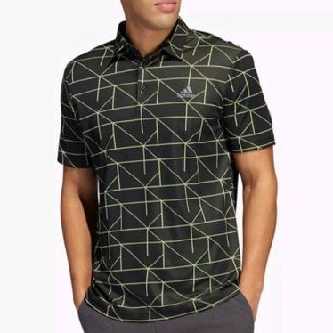 BAJU GOLF PRIA ADIDAS GOLF JACQUARD POLO SHIRT GOLF ORIGINAL