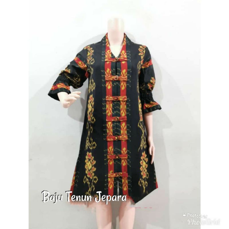 Dress tenun jepara  baju tenun jepara etnik.id  DTB52