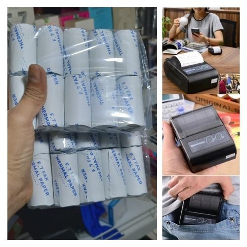 Kertas Thermal 57x30 dan 58x30 mm Spot EDC isi 10 pcs 113118