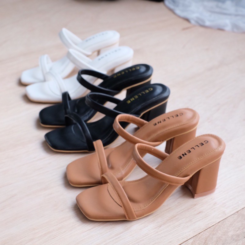 [CELLENE] 2 Strap Bassic Heels