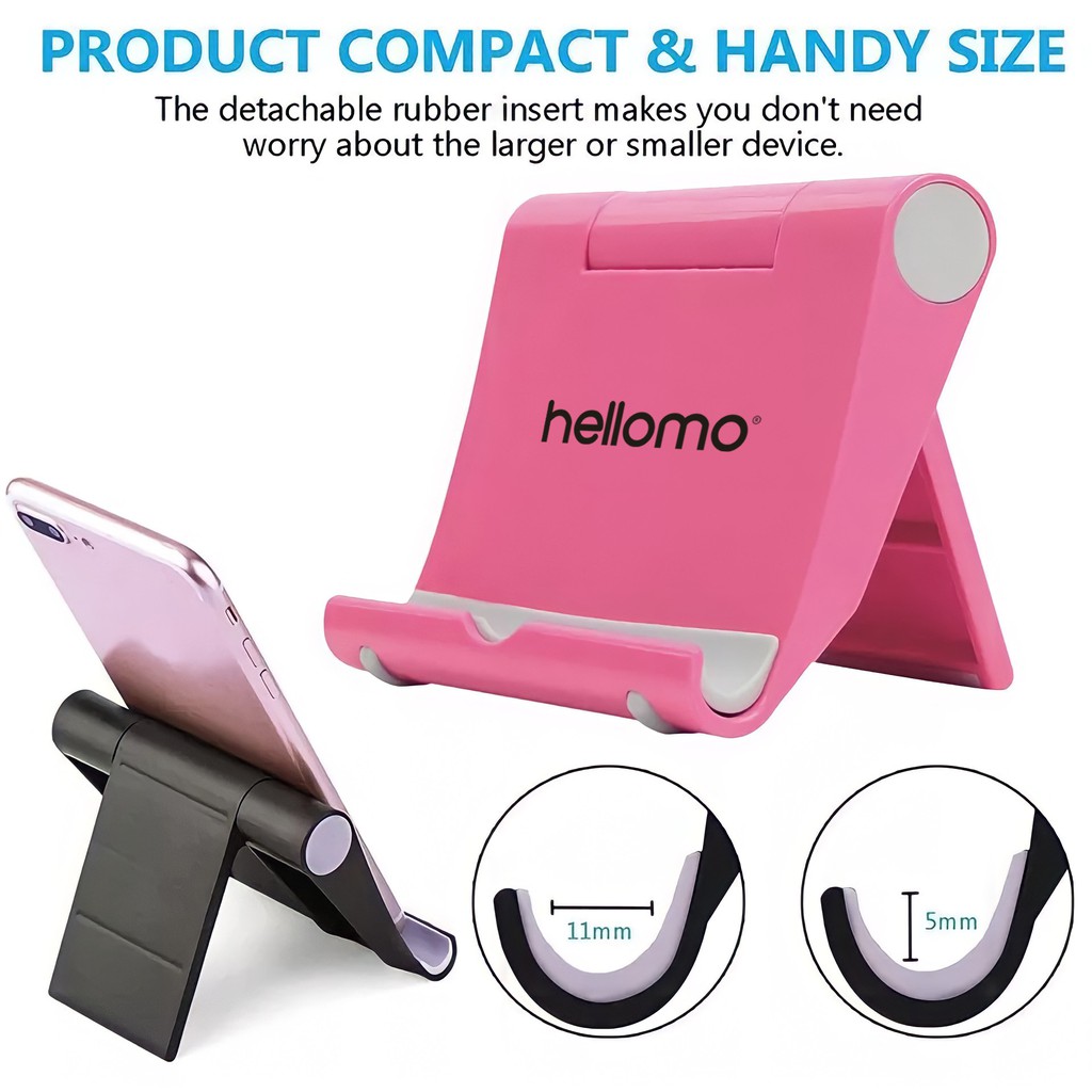 Stand Hp HELLOMO Docking Dudukan Tablet Universal Holder Dock Phone