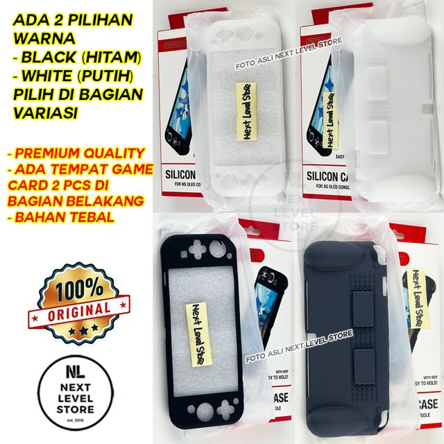 Silicone Case Nintendo Switch OLED PGTECH ORIGINAL Premium Protection -ada 2 pilihan warna - pilih di variasi