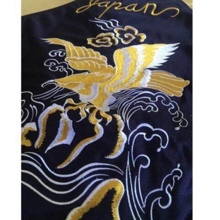 Jaket Sukajan murayama - High and low aegle - Navi Gold "XCD. 258981"