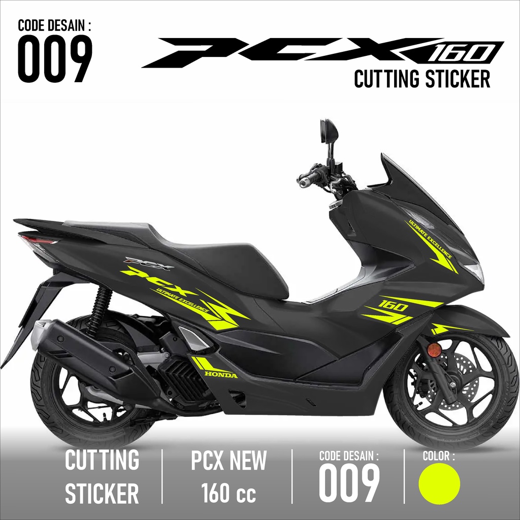 RS Cutting Sticker PCX 160-Aksesoris Motor Stiker Honda PCX 160 cc Skotlet Sticker Striping Lis Vari