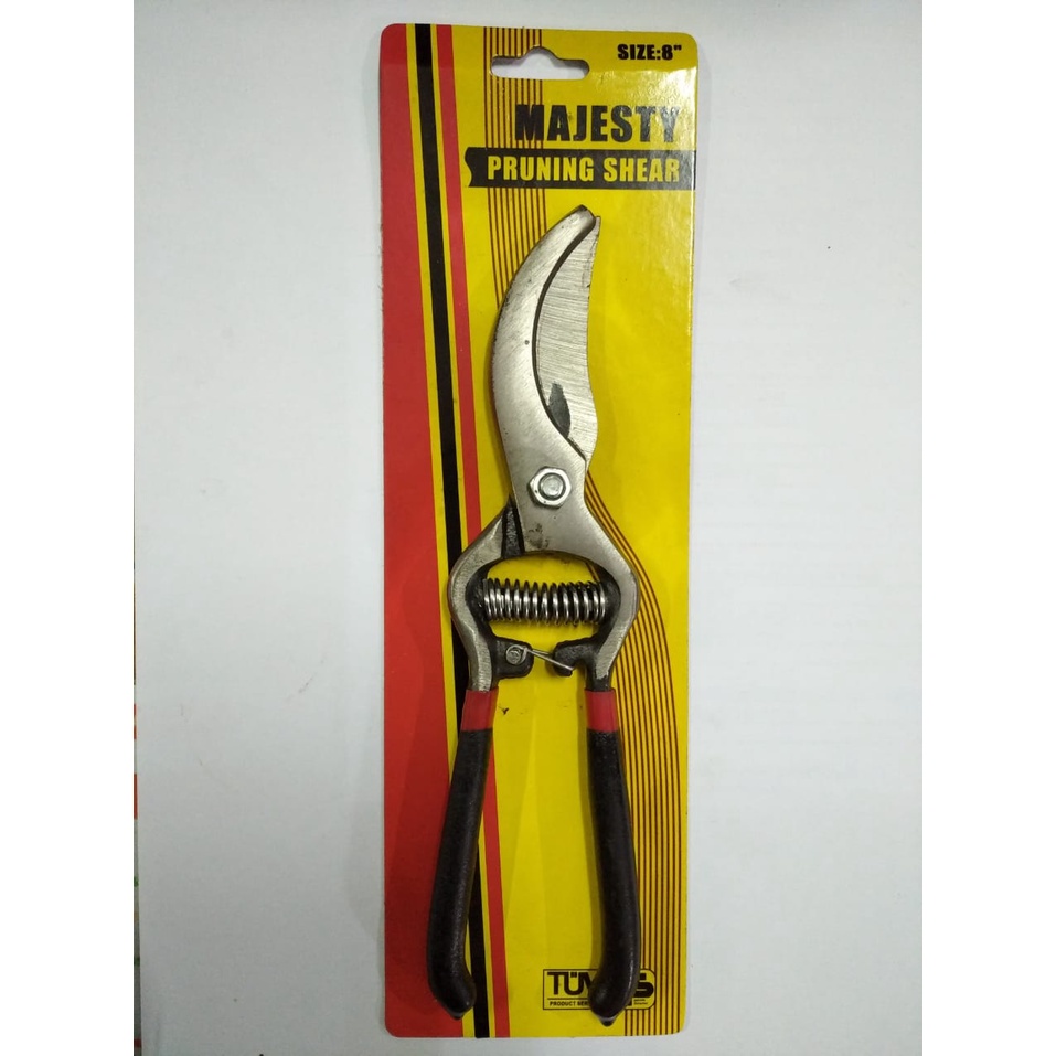 GUNTING DAHAN-RANTING TANAMAN 8&quot;/ALAT POTONG PEMOTONG DAHAN BUNGA-PRUNING SHEARS