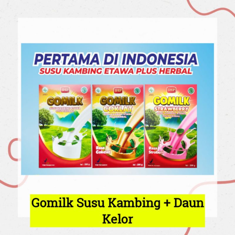 

GOMILK susu kambing etawa plus herbal