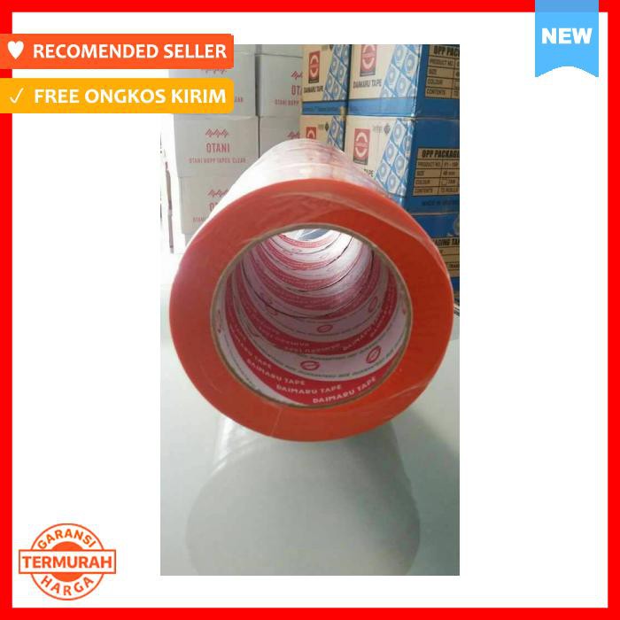 

Lakban Plastik Warna Orange Merk Daimaru 2"X100Mtr - Pengikat & Perekat - Selotip & Double Tape