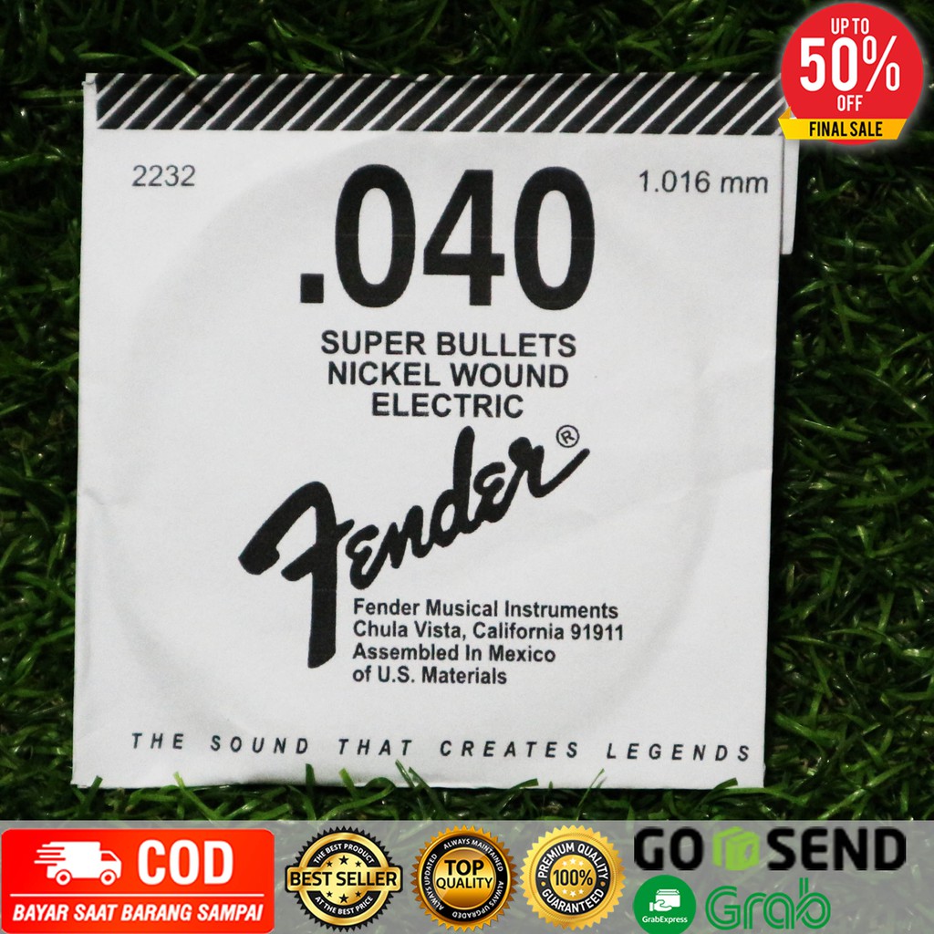 Senar satuan Ecer  no 1 sampai 6 mulai ukuran 09