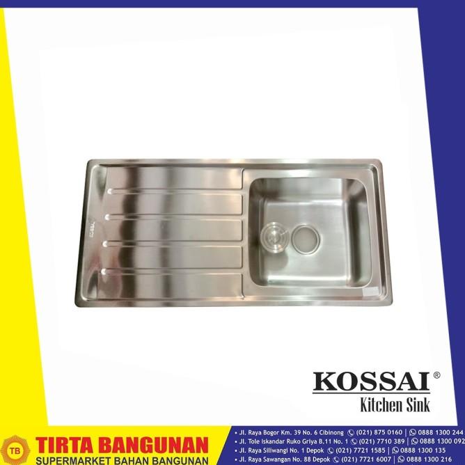 KOSSAI SINK K 10046 / BAK CUCI PIRING + AFUR