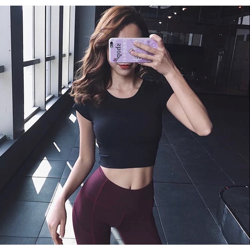 NEON - Kaos Crop Top Korea Wanita 333 / baju crop top korea/ kaos crop top oversize/atasan crop top 