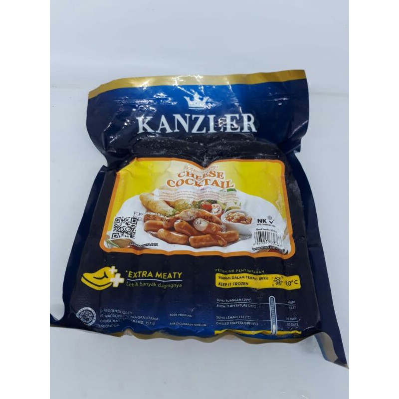 

Kanzler Cheese Cocktail/Sosis ayam rasa keju/500g (Bandung)