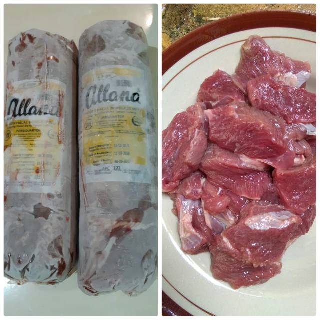Allana daging sapi fresh beku