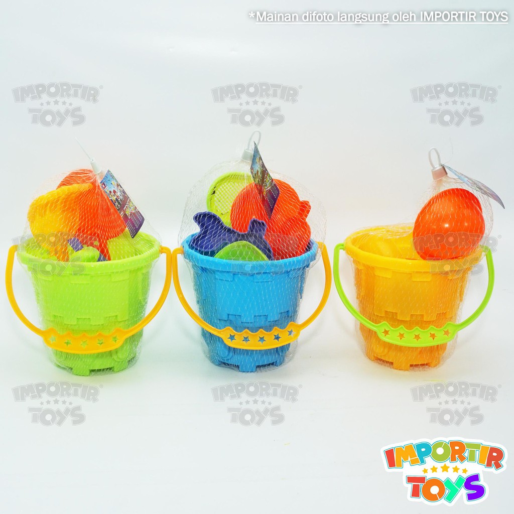 7PCS SET PERALATAN PASIR PANTAI ANAK (IMPORTIR TOYS QUALITY)