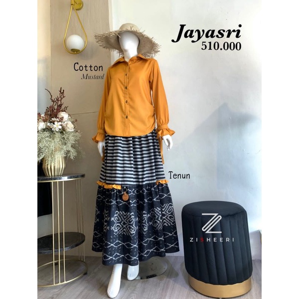 setelan rok setrok jayasri original by zisheeri