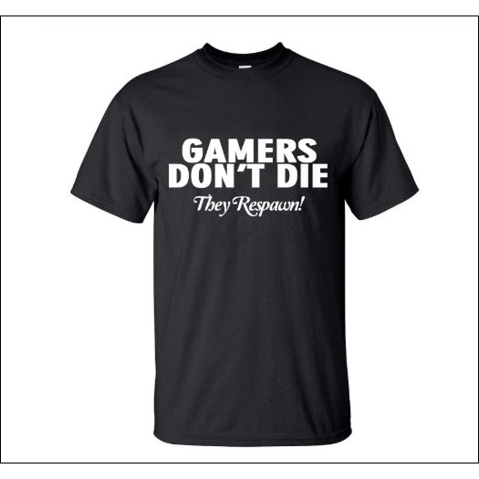 KAOS BIG SIZE LENGAN PENDEK 2XL 3XL 4XL 5XL GAMERS DONT DIE