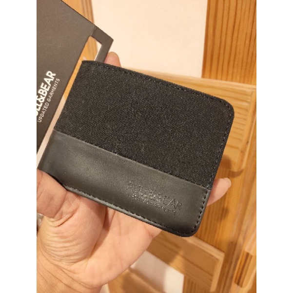 Dompet Lipat Hitam Pria Pull&Bear MURAH 2021 JTX81812021