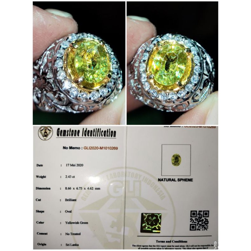 SPHENE multicolor natural NTE