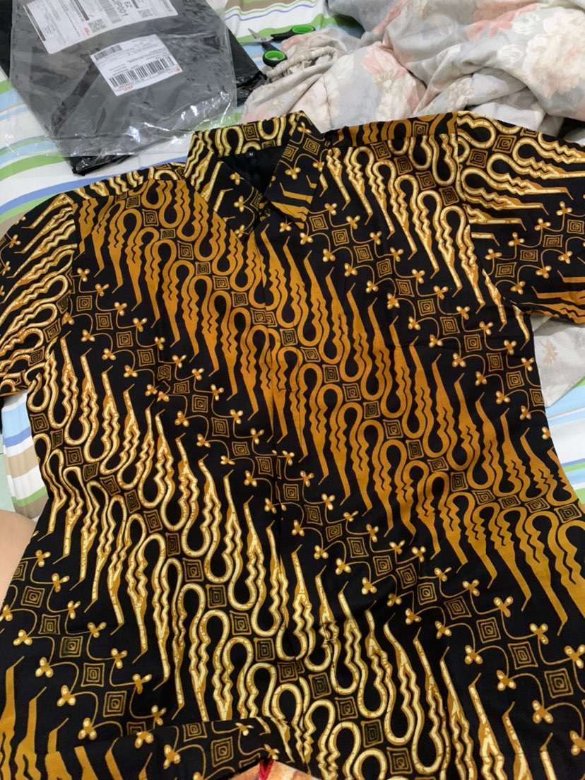 Parang Curigo Pendek Kemeja Batik Pria Full Furing Bahan Katun Primisima