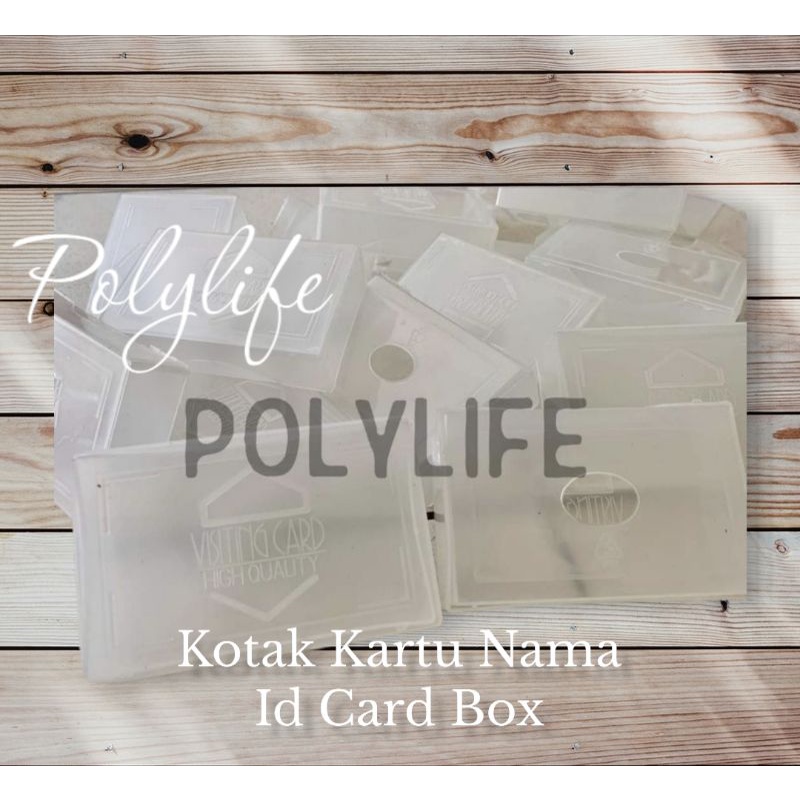 

POLYLIFE 9,5cm x 6cm Kotak Kartu Nama / Box Name Card