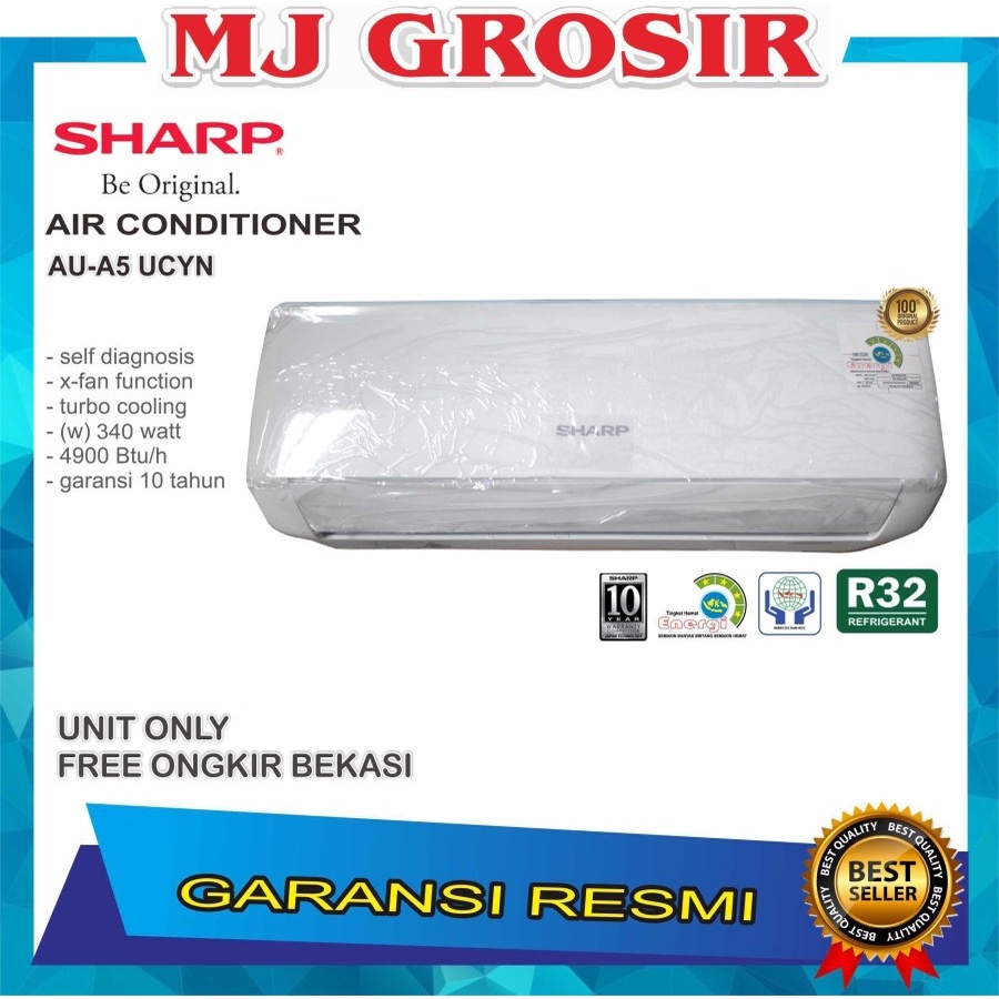 AC SHARP AH-A 5UCY 5 UCY 1/2 PK 350 W (UNIT ONLY)