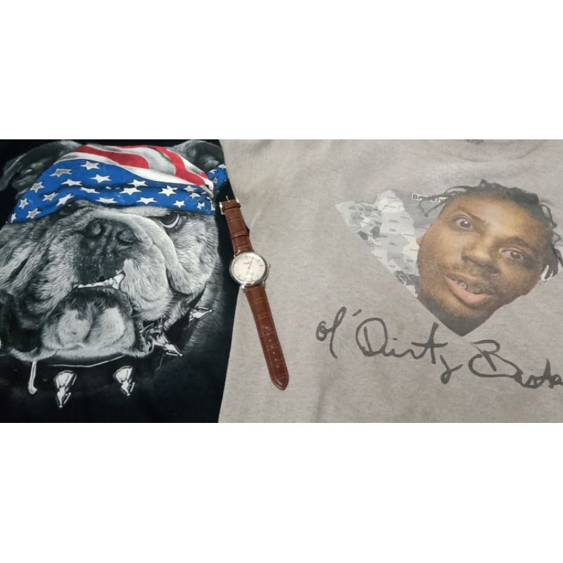 2 PCS T SHIRT & PATEK PHILIPPE WATCHES SECOND ORIGINAL