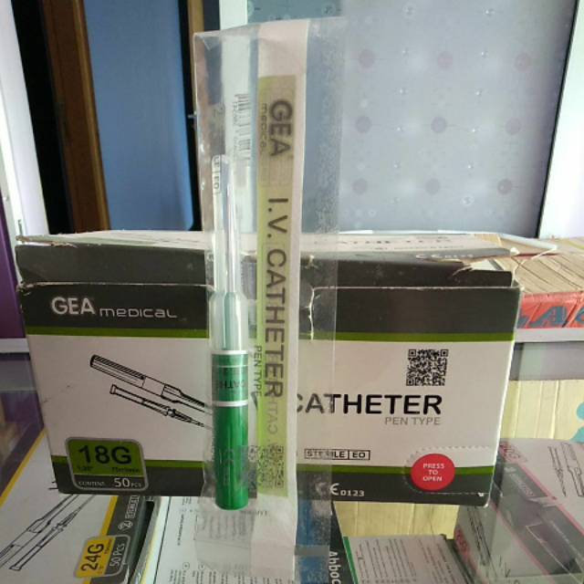 Abbocath 18 G Gea IV catheter pen type