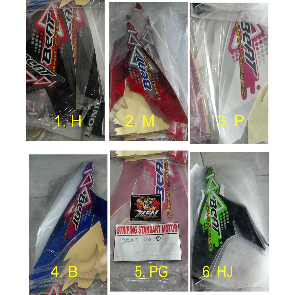 striping honda beat 2010